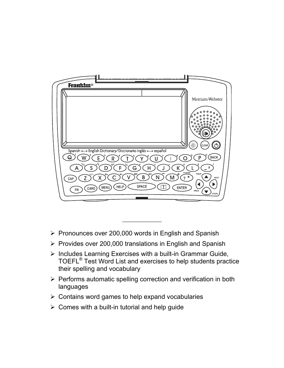 Features | Franklin BES-1850 User Manual | Page 3 / 39