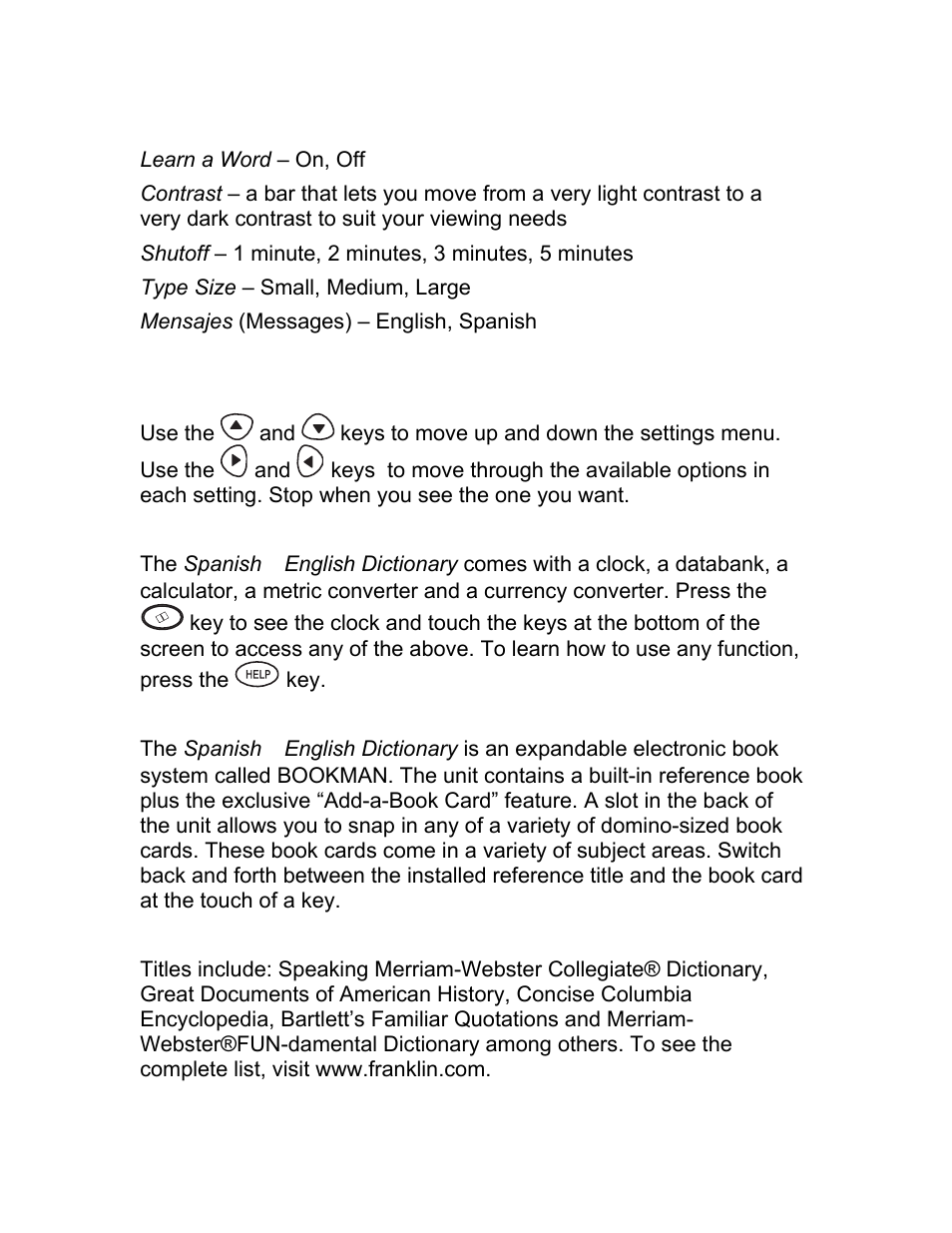 Franklin BES-1850 User Manual | Page 38 / 39