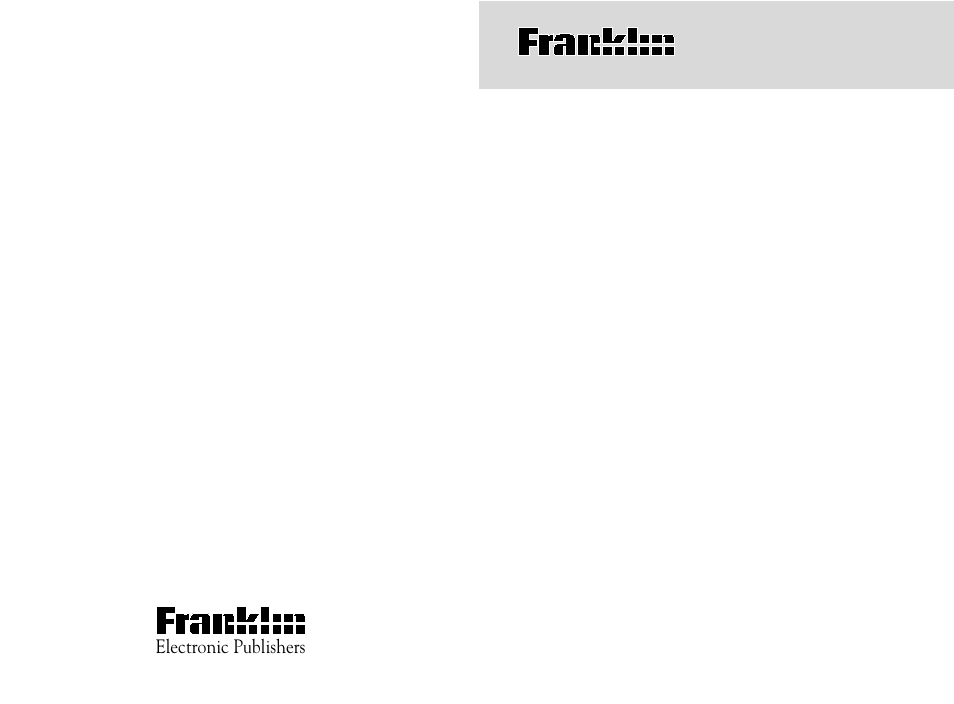 Ravel, Ranslator | Franklin Travel Translator F4 FLE-100 User Manual | Page 17 / 17