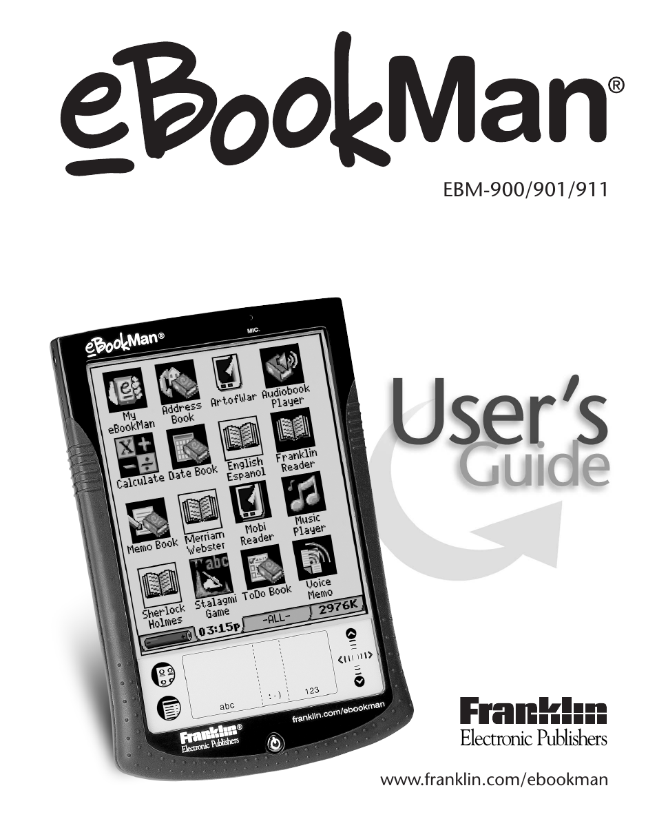 Franklin EBM-901 User Manual | 243 pages