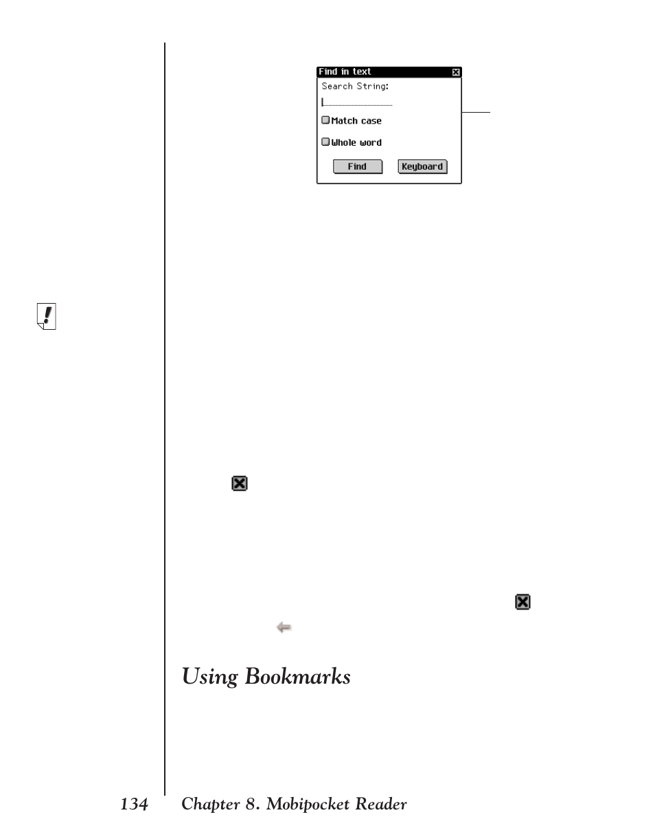 Using bookmarks | Franklin EBM-901 User Manual | Page 134 / 243