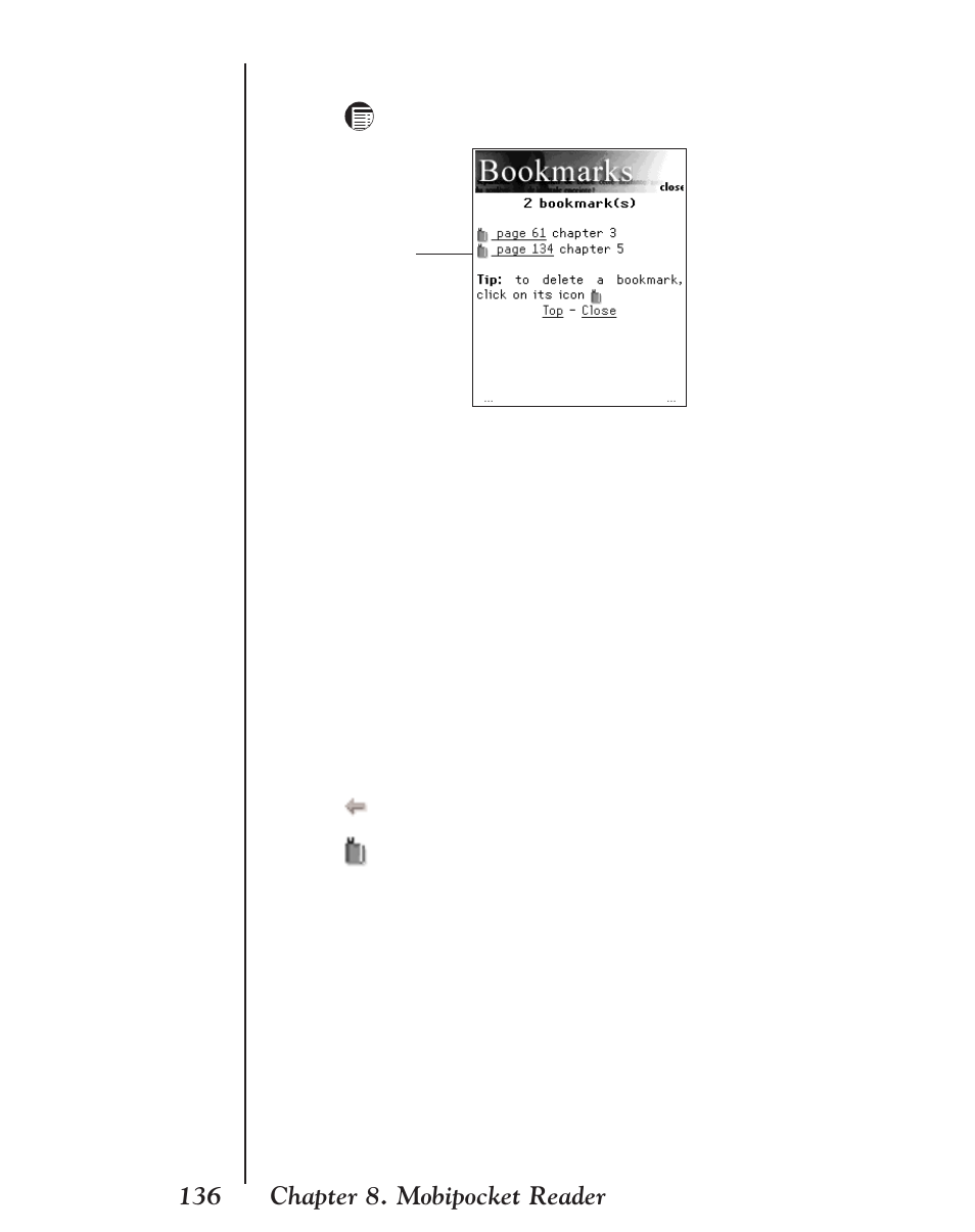 Chapter 8. mobipocket reader 136 | Franklin EBM-901 User Manual | Page 136 / 243