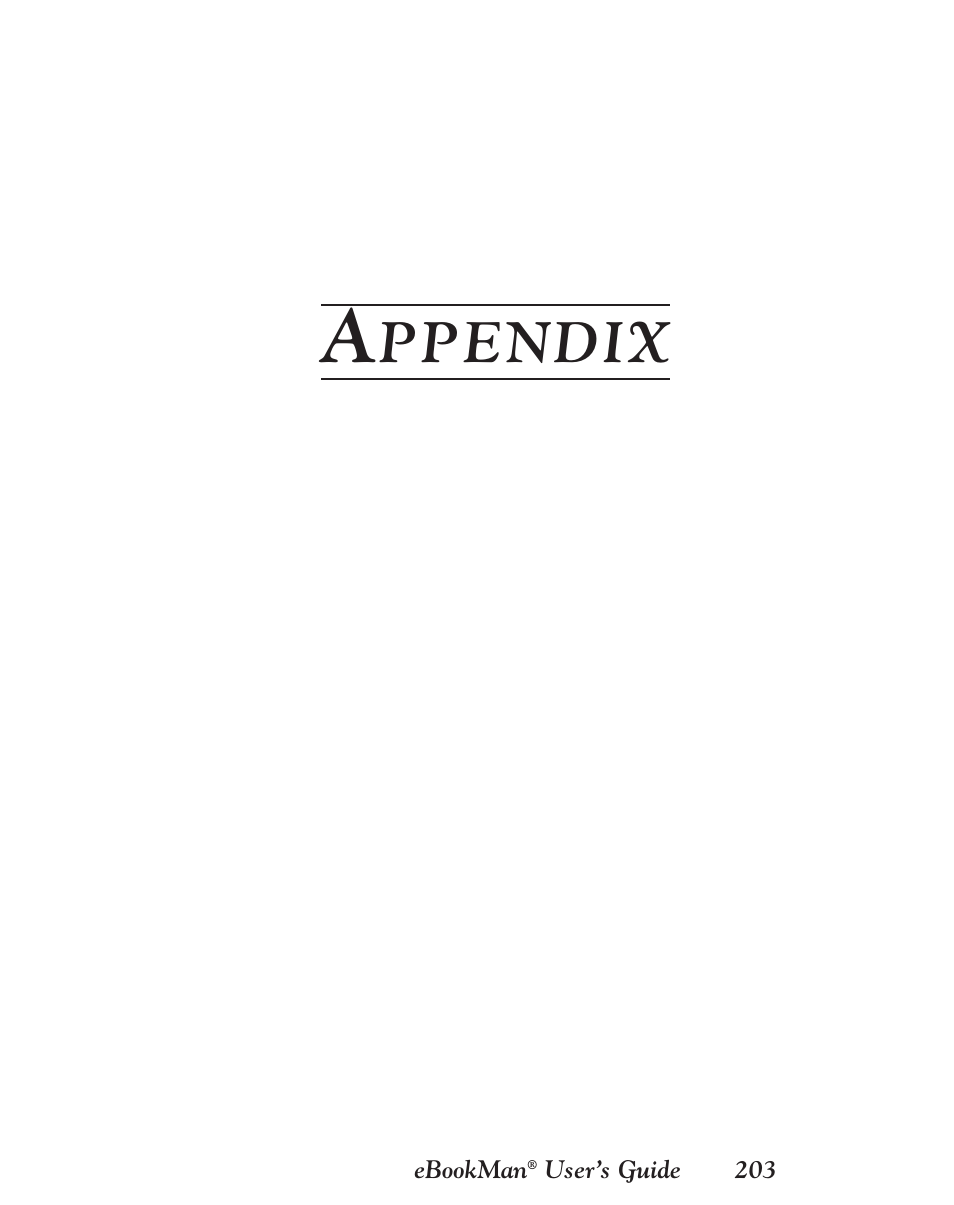 Ppendix | Franklin EBM-901 User Manual | Page 203 / 243