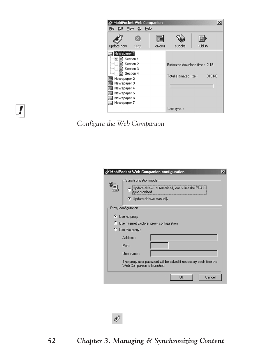 Configure the web companion | Franklin EBM-901 User Manual | Page 52 / 243