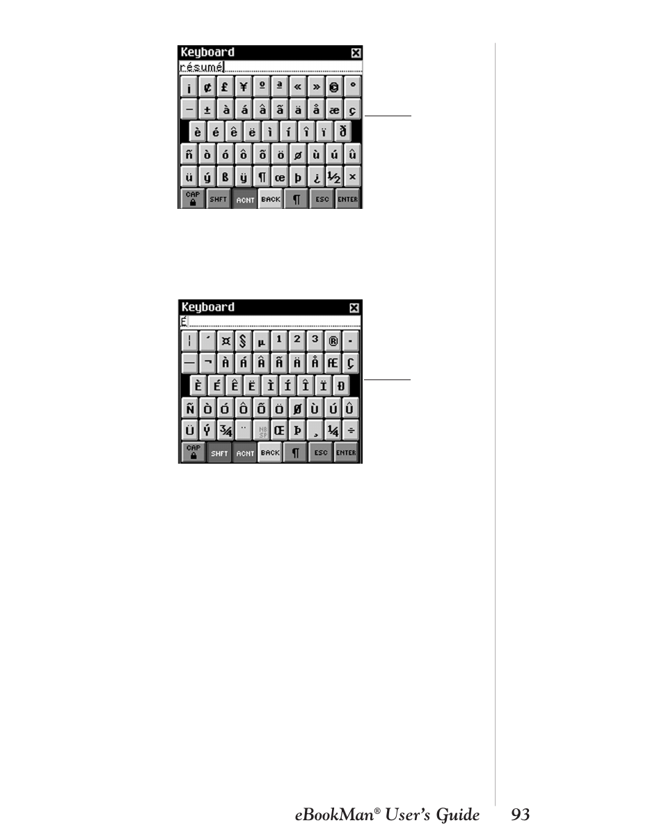 93 ebookman, User’s guide | Franklin EBM-901 User Manual | Page 93 / 243
