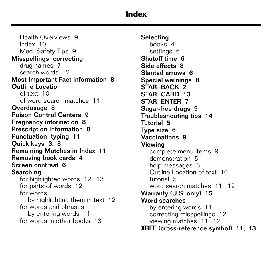 Franklin BOOKMAN CDR-2041 User Manual | Page 19 / 20