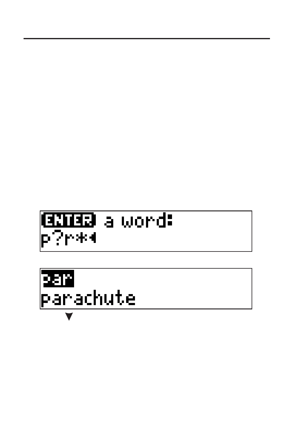 Finding letters in words | Franklin Talking Children's Dictionary KID-1240 User Manual | Page 10 / 24
