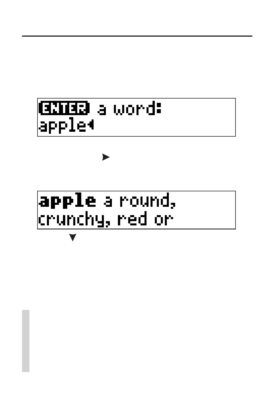 Looking up a word | Franklin Talking Children's Dictionary KID-1240 User Manual | Page 6 / 24