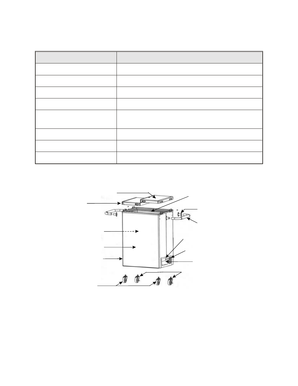 Technical specifications, Assembly | Franklin FBC20 User Manual | Page 5 / 20