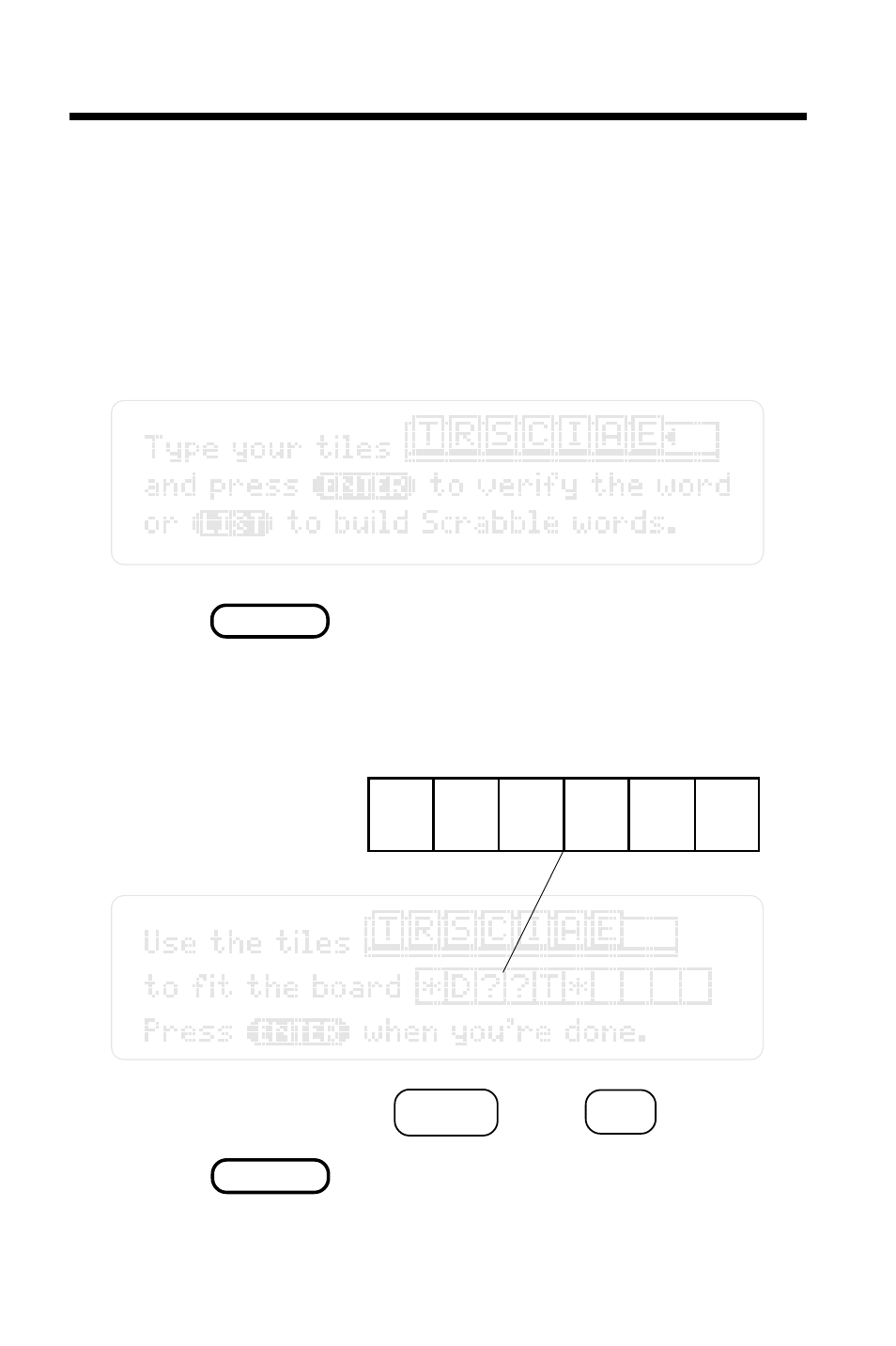 Building between letters | Franklin IC-109 User Manual | Page 22 / 38