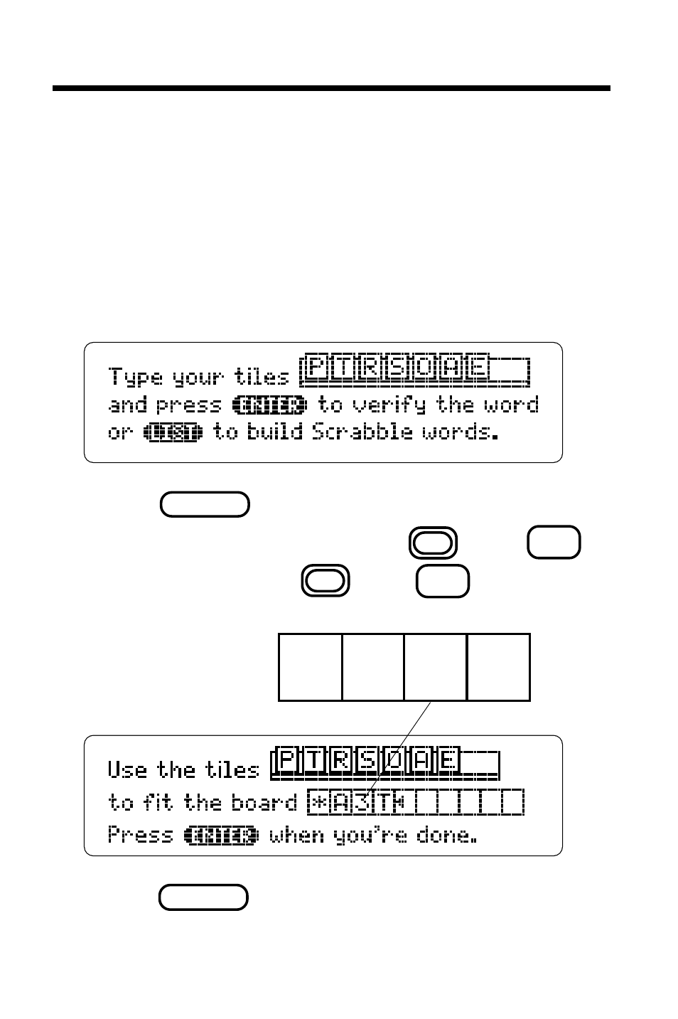 Building on letter scores | Franklin IC-109 User Manual | Page 24 / 38