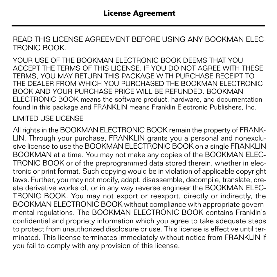 Franklin BPS-840 User Manual | Page 22 / 42