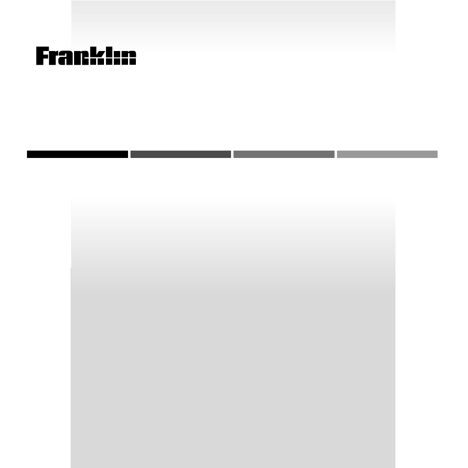 Franklin Deutsch-Englisch Professor PLUS None User Manual | 26 pages