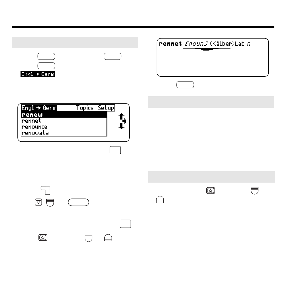 Finding english words | Franklin Deutsch-Englisch Professor PLUS None User Manual | Page 12 / 26