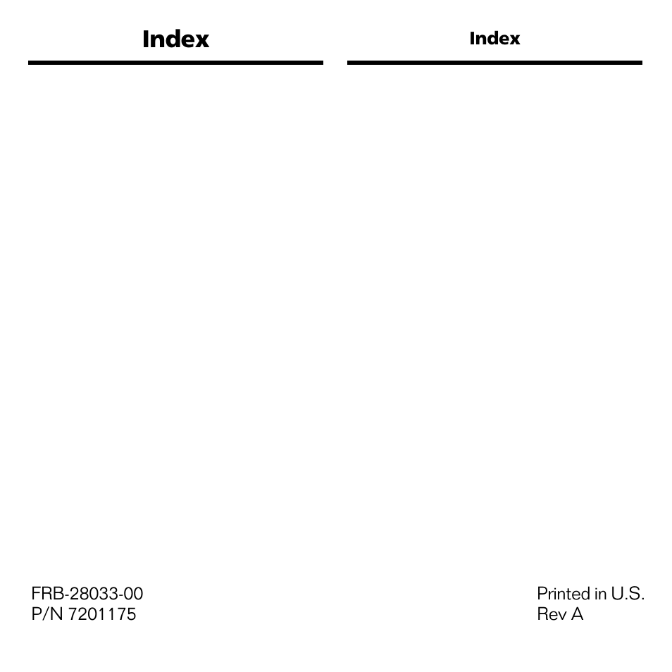 Index | Franklin STK-2032 User Manual | Page 11 / 12