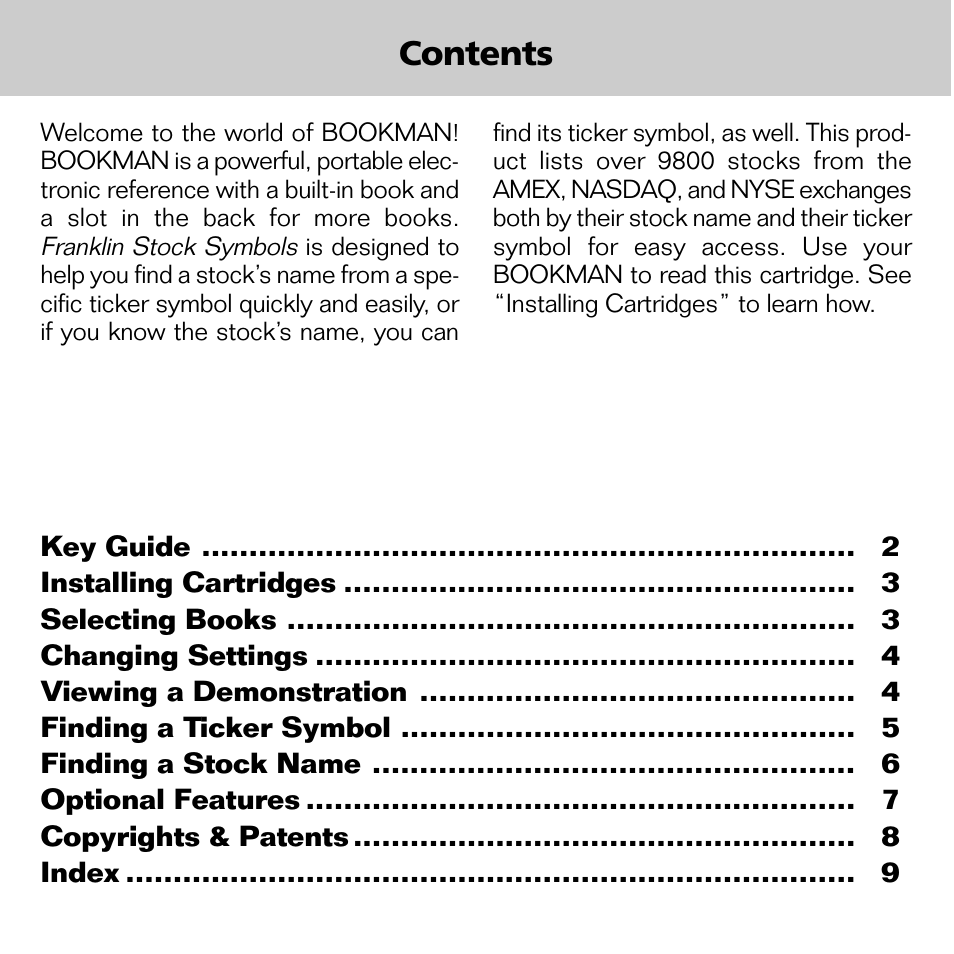 Franklin STK-2032 User Manual | Page 3 / 12