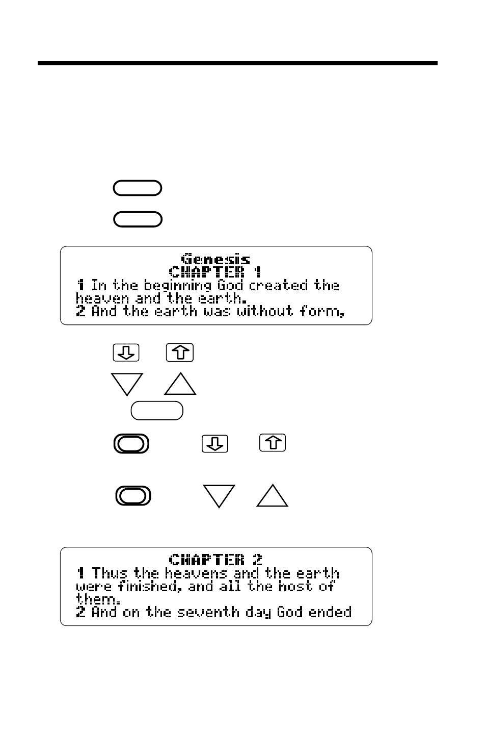 Reading the bible | Franklin HOLY BIBLE KING JAMES VERSION IC-119 User Manual | Page 12 / 42