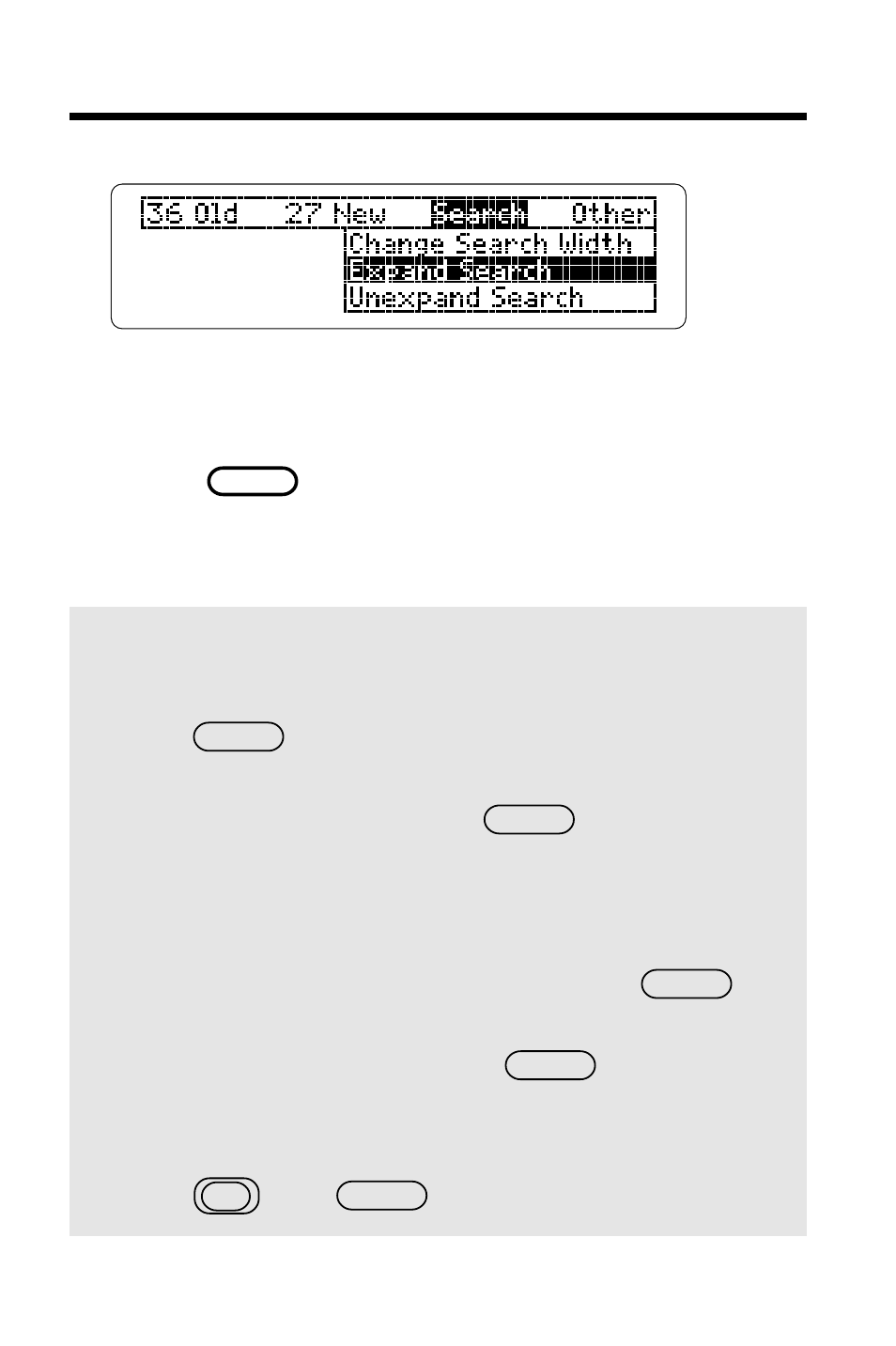 Unexpanding searches, A quick way to expand searches | Franklin HOLY BIBLE KING JAMES VERSION IC-119 User Manual | Page 20 / 42