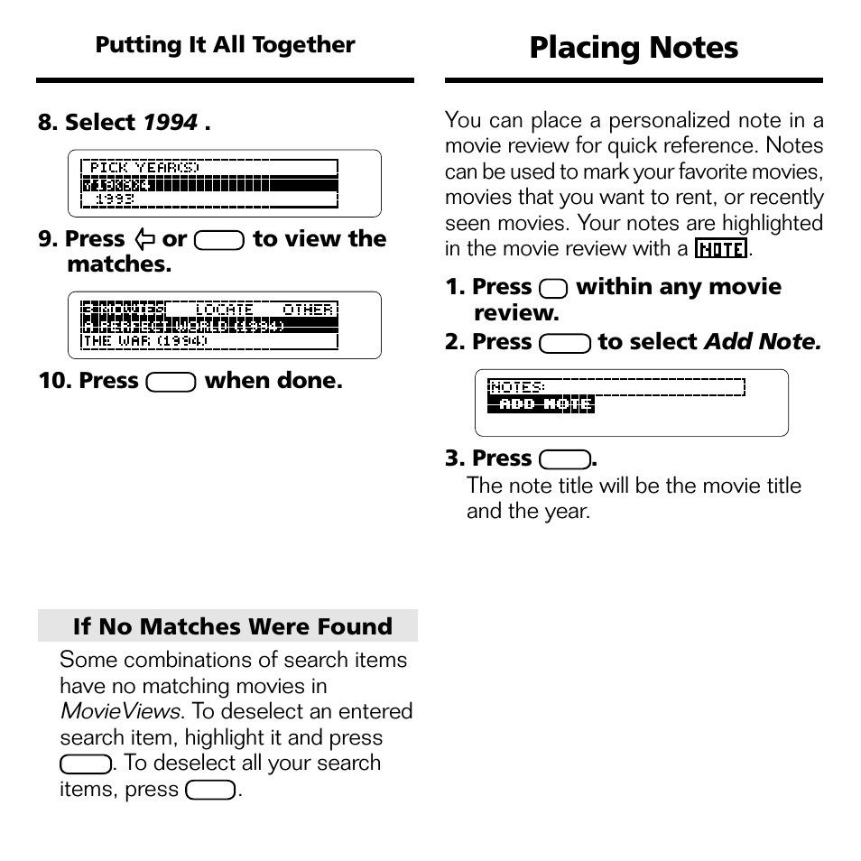 Franklin MOVIEVIEWS FLX-440 User Manual | Page 13 / 20