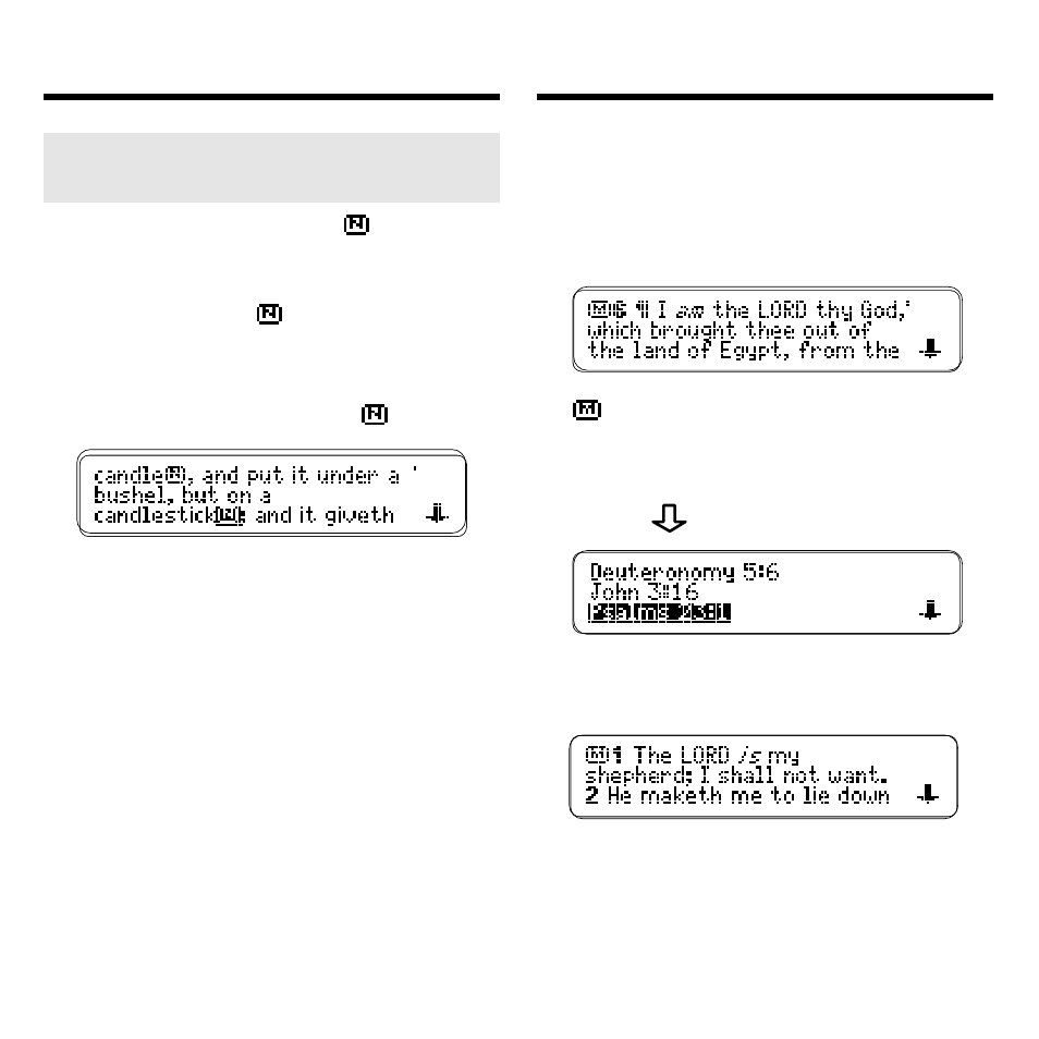 Using bookmarks | Franklin KJB-440 User Manual | Page 14 / 20