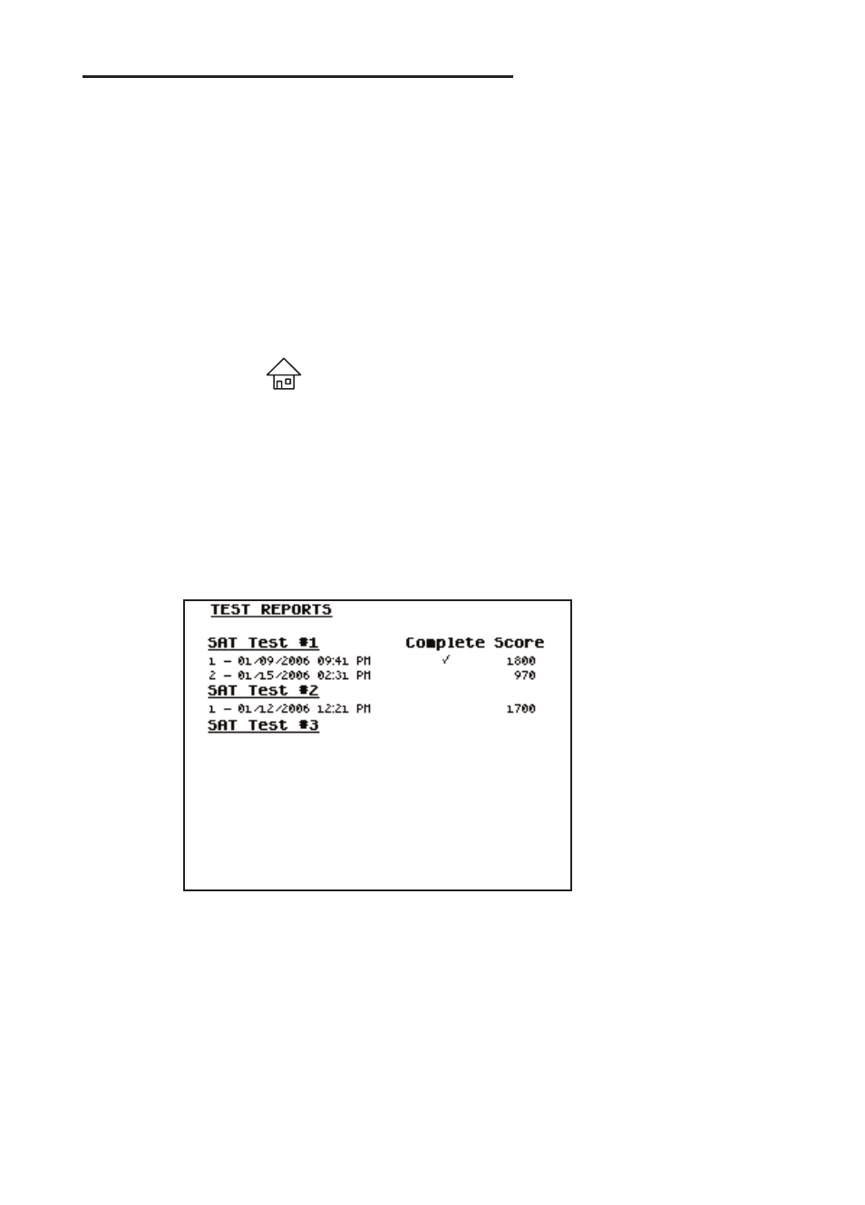 Reading sat test reports | Franklin POCKET PREP TSA-2400 User Manual | Page 36 / 74