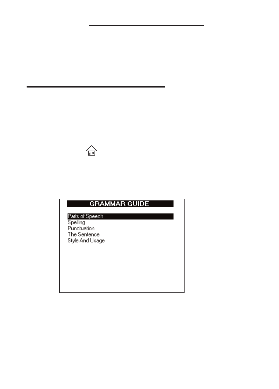 Using study aids, Using the grammar guide, Reading act test reports | Franklin POCKET PREP TSA-2400 User Manual | Page 54 / 74