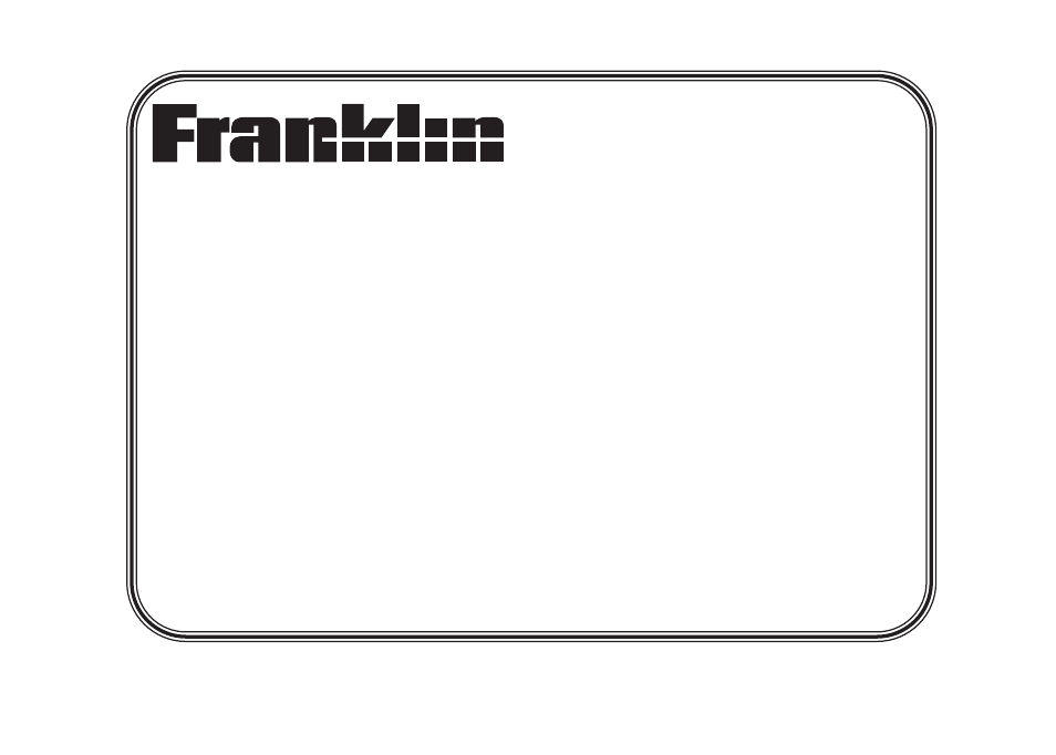 Franklin German/English Dictionary DBD-4028DL User Manual | 28 pages