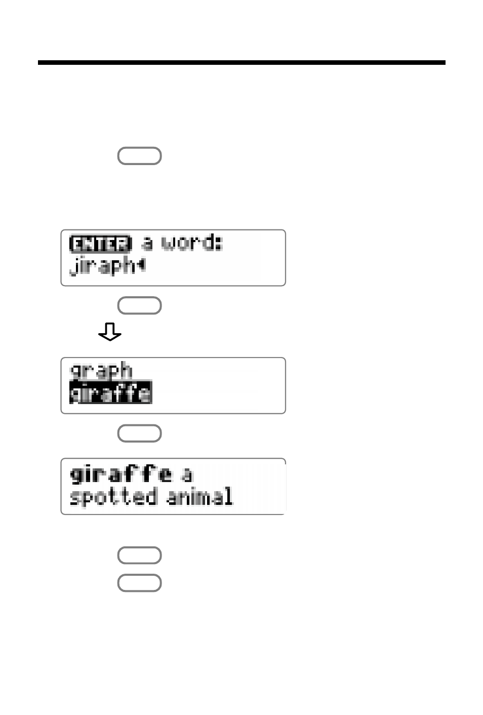 Correcting misspellings | Franklin DCQ-210 User Manual | Page 7 / 20