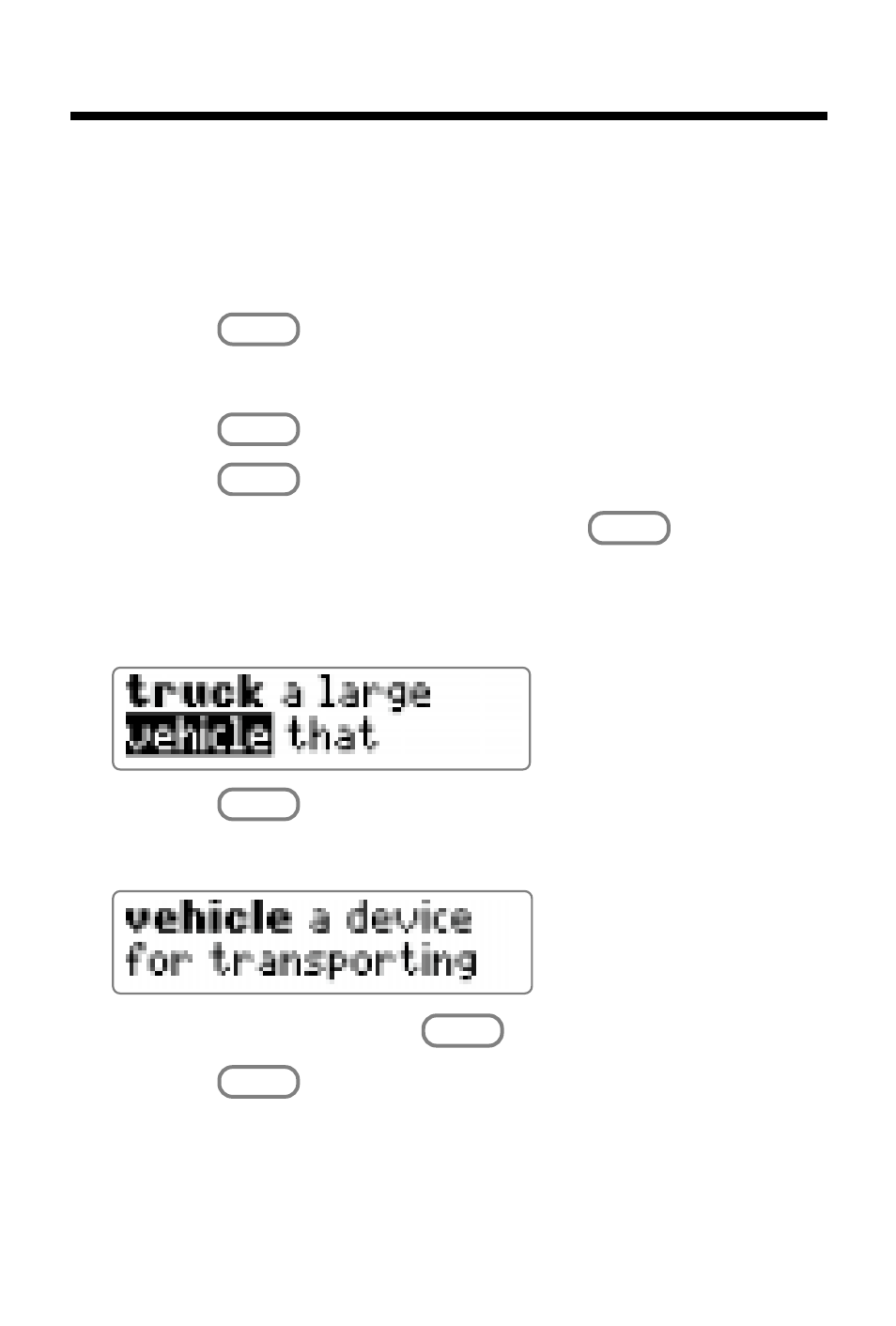 Jumping to a word | Franklin DCQ-210 User Manual | Page 8 / 20