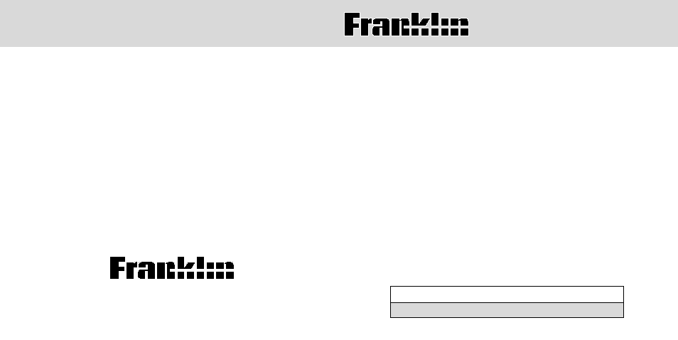 Franklin Spanish Professor DBE-1440 User Manual | 29 pages