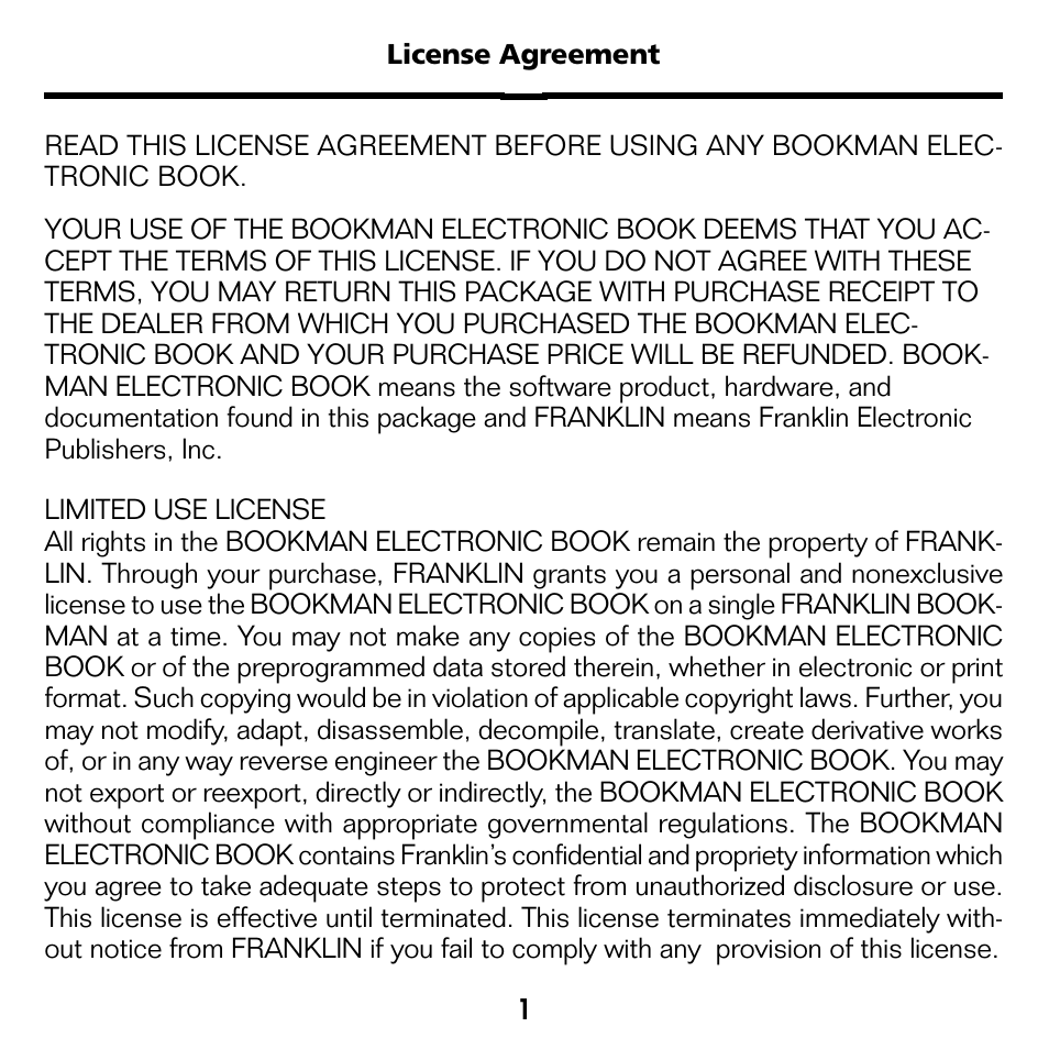 Franklin EMQ-2061 User Manual | Page 2 / 19