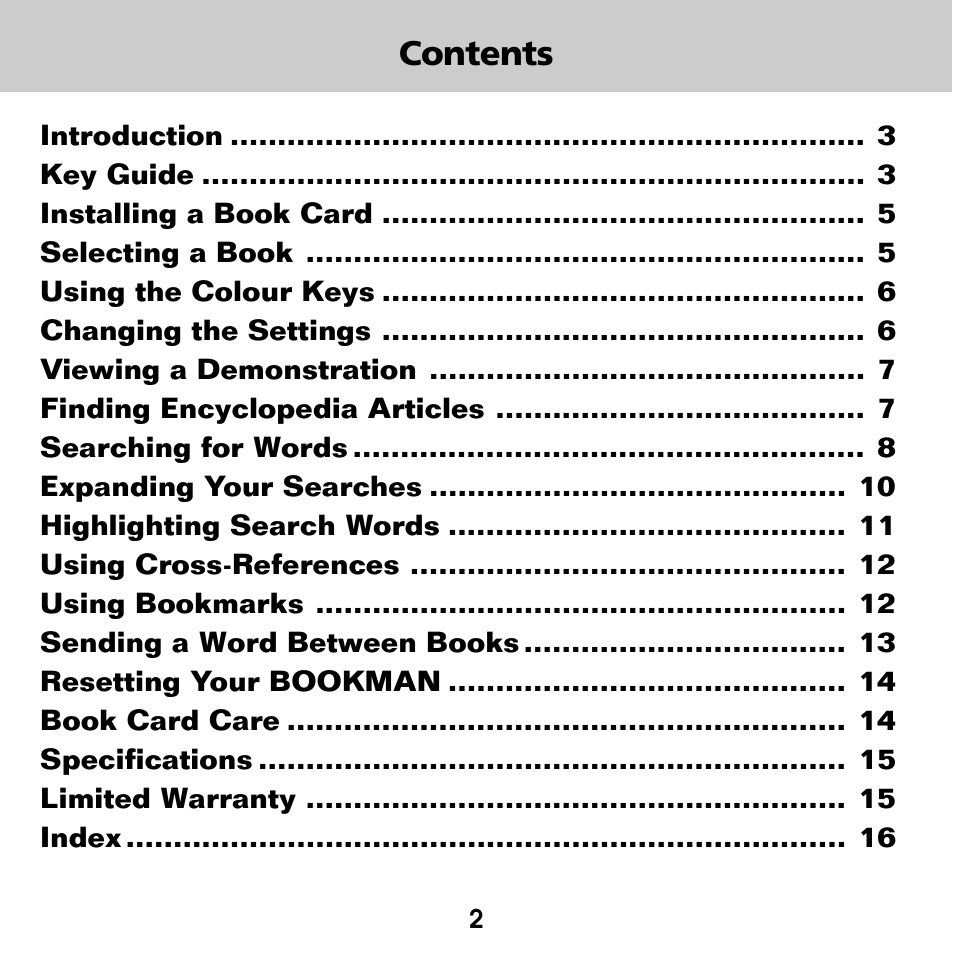 Franklin EMQ-2061 User Manual | Page 3 / 19