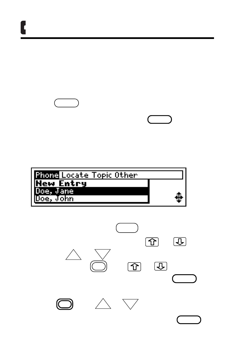 Scanning entries | Franklin IC-107 User Manual | Page 43 / 79