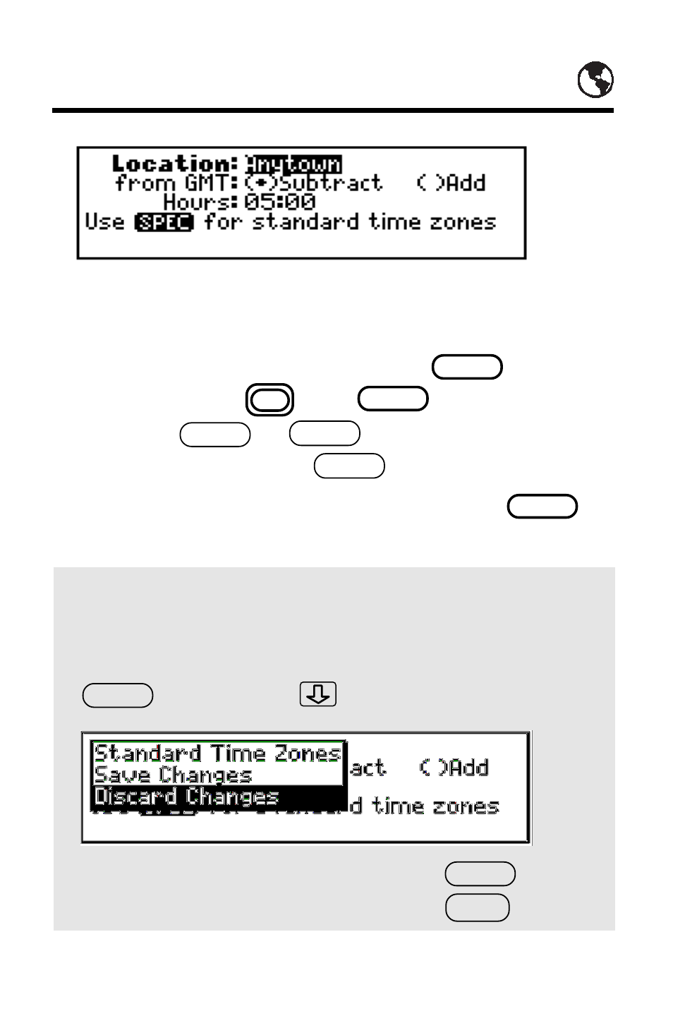 Saving or discarding changes | Franklin IC-107 User Manual | Page 52 / 79