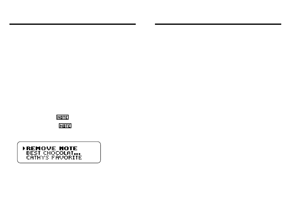 Viewing & removing notes | Franklin BCC-110 User Manual | Page 20 / 22