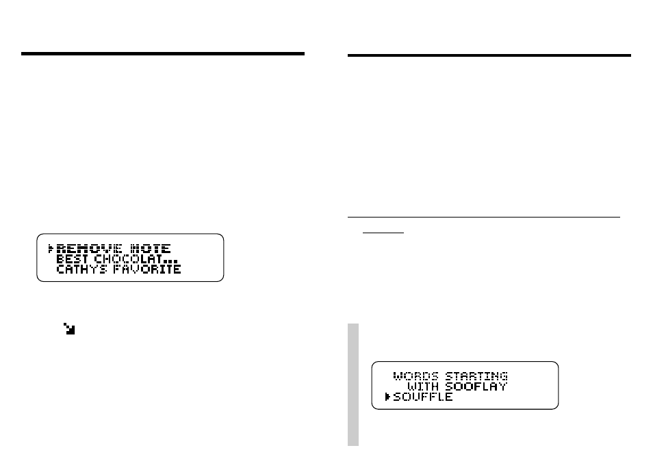 Finding spellings, Finding spellings changing settings | Franklin BCC-110 User Manual | Page 7 / 22