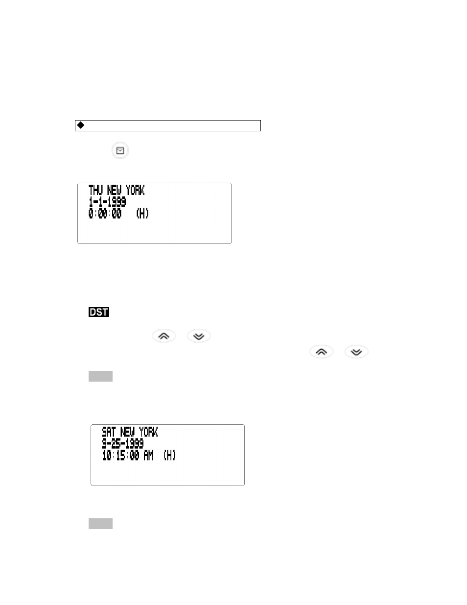 Using the clocks | Franklin Compact Electronic Organizer RF-8050 User Manual | Page 9 / 32