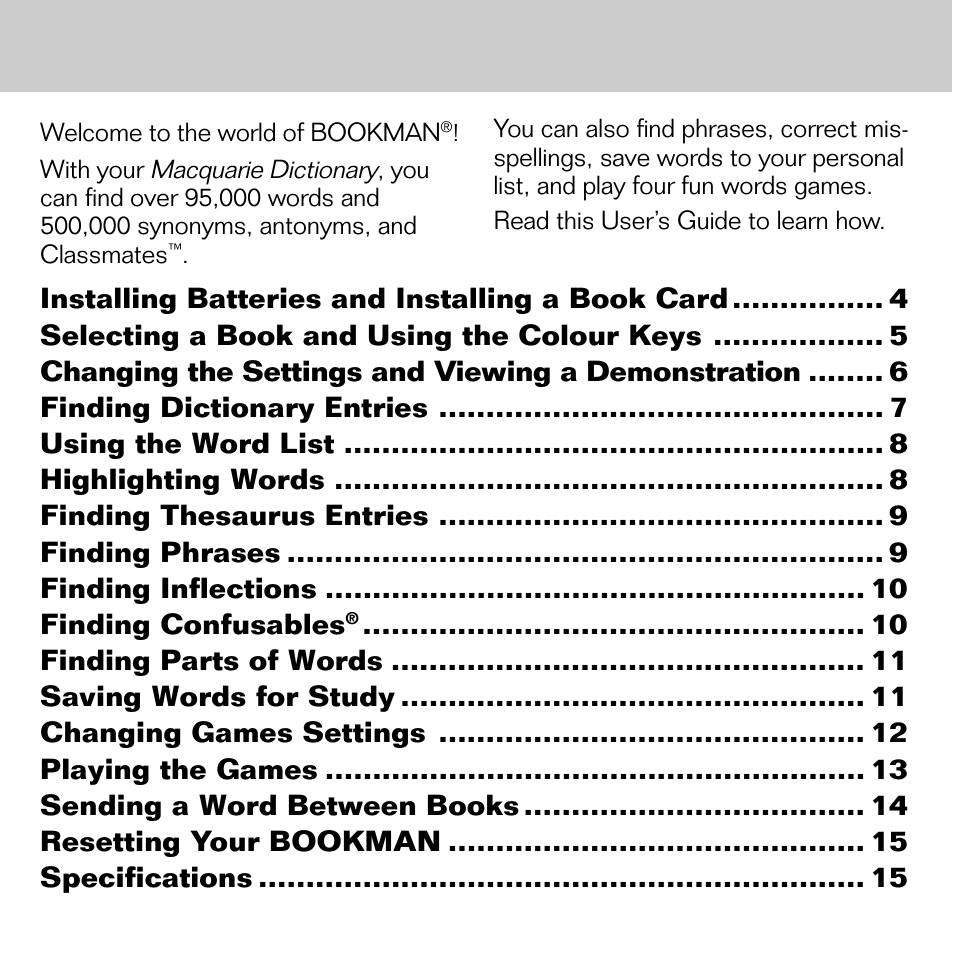 Franklin DMM-440 User Manual | Page 3 / 20