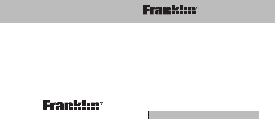 Franklin Deutsch/Englisch Professor DBD-470 User Manual | 36 pages
