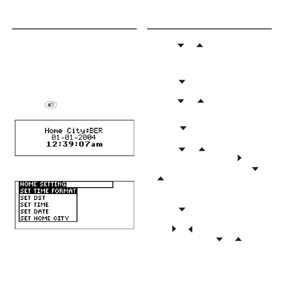 Using the clocks | Franklin Deutsch/Englisch Professor DBD-470 User Manual | Page 8 / 36