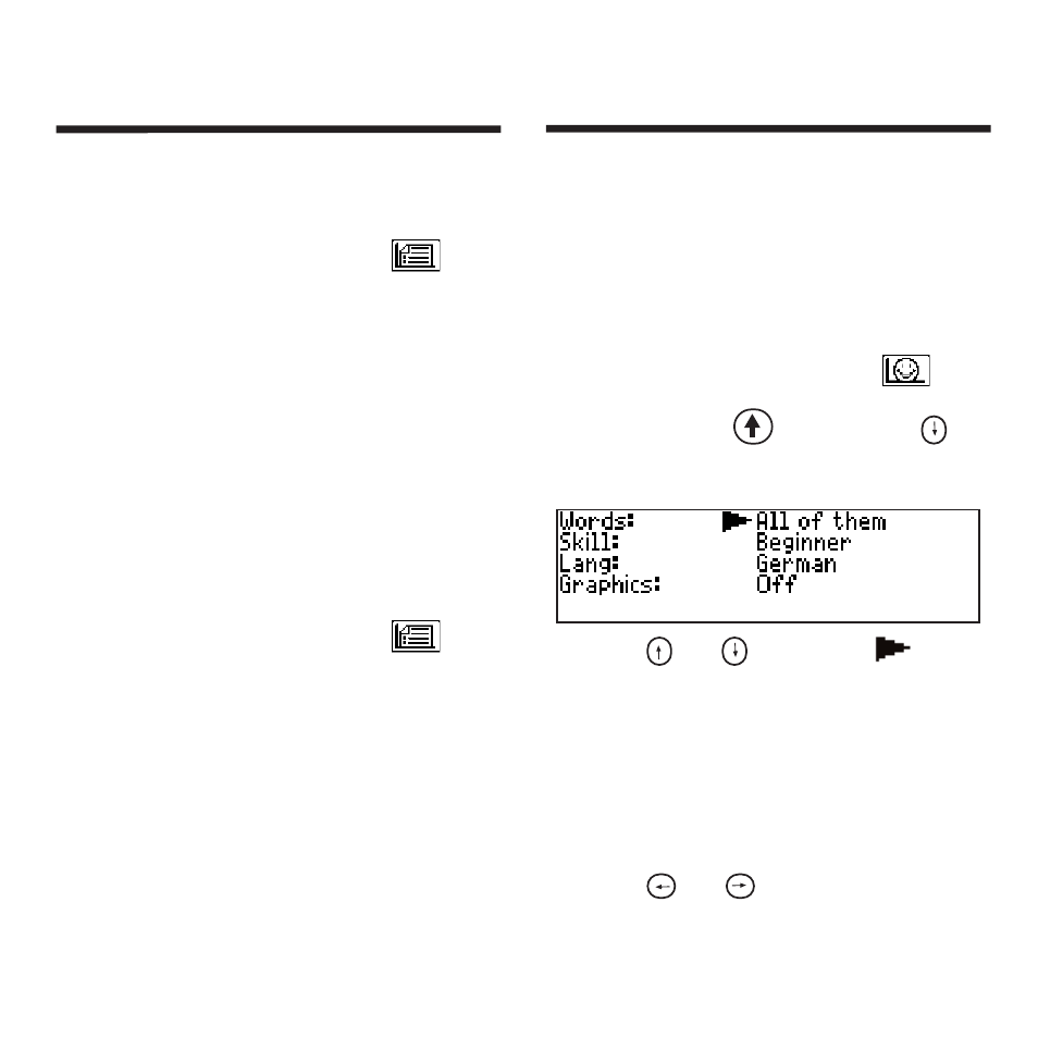 Playing the games, Using my word list | Franklin Professor PRO DBD-3040 User Manual | Page 22 / 30