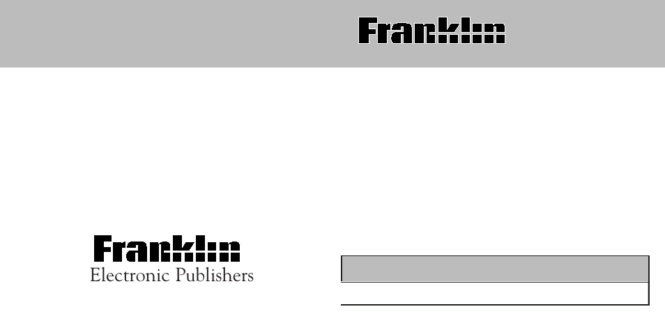 Deutsch/english professor pro | Franklin Professor PRO DBD-3040 User Manual | Page 30 / 30