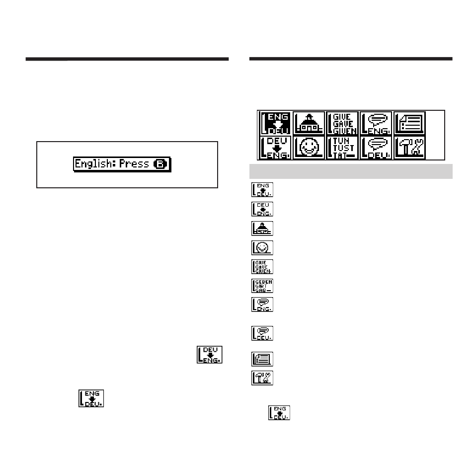 Using the main menu, Changing the language, Using the main menu changing the language | Franklin Professor PRO DBD-3040 User Manual | Page 8 / 30
