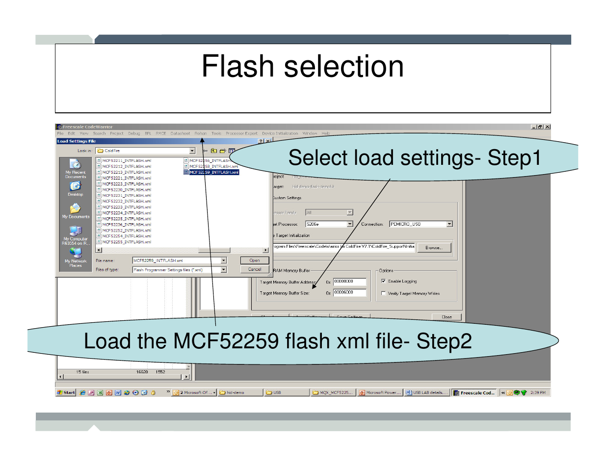 Flash selection | Freescale Semiconductor TWR-MCF52259-Ethenet User Manual | Page 144 / 166