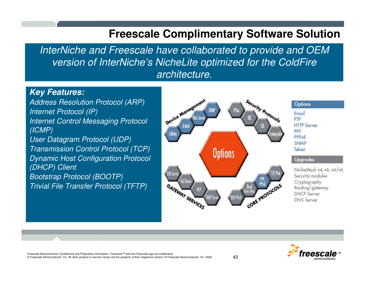 Freescale complimentary software solution | Freescale Semiconductor TWR-MCF52259-Ethenet User Manual | Page 44 / 166