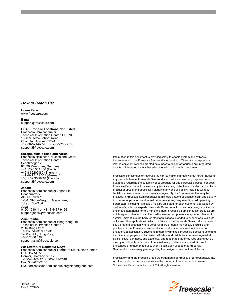 Freescale Semiconductor M9328MX21ADSE User Manual | Page 64 / 64