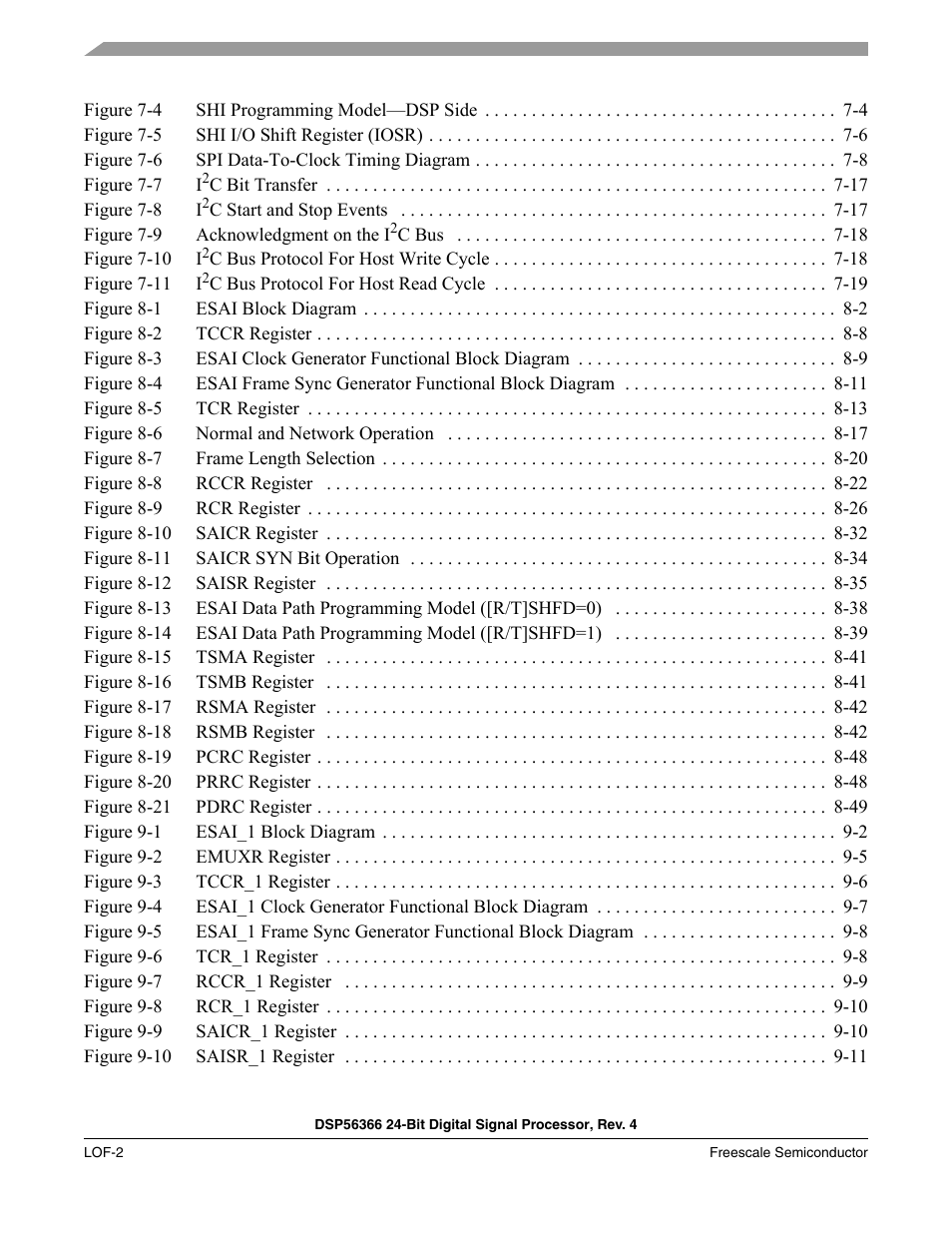 Freescale Semiconductor DSP56366 User Manual | Page 16 / 366