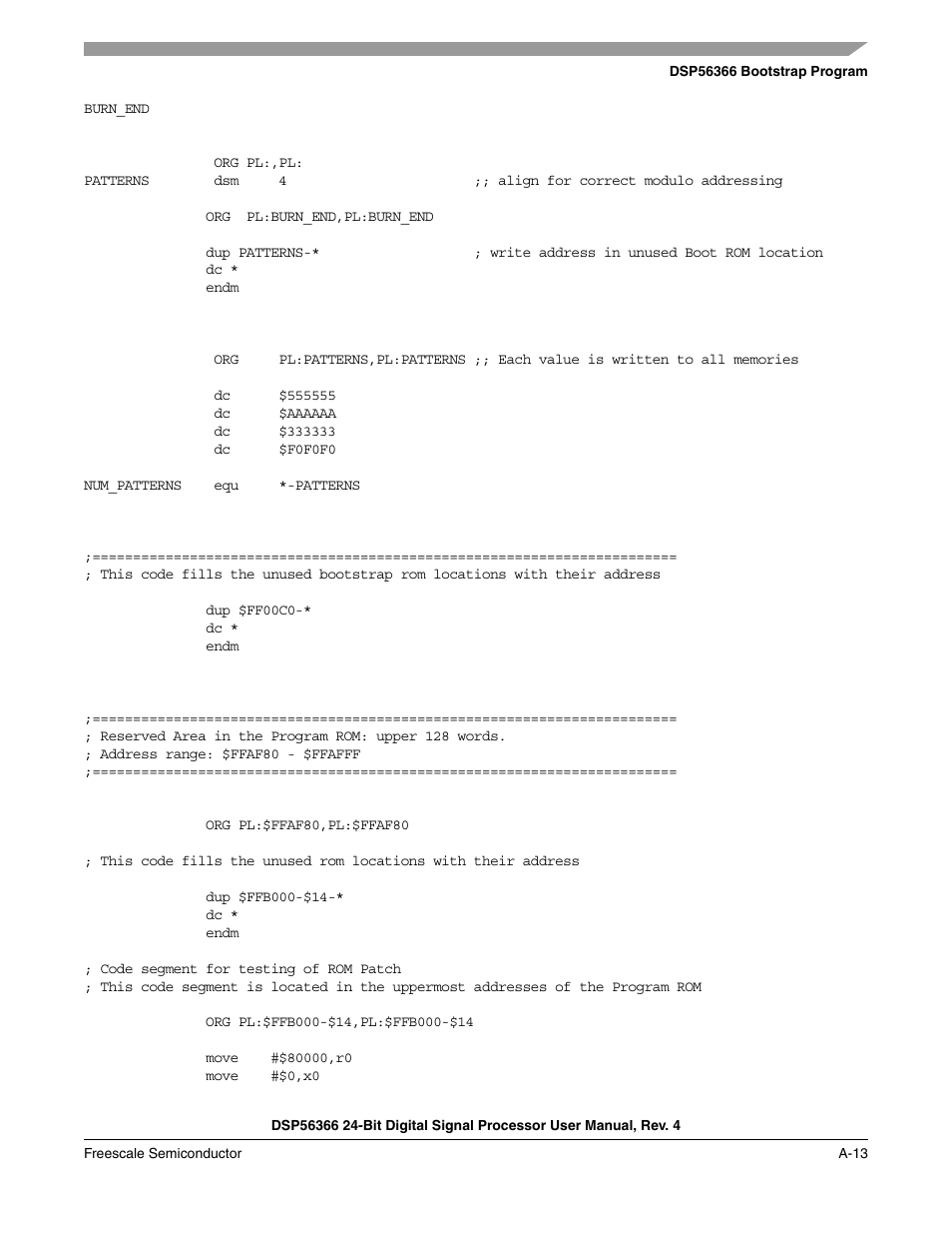 Freescale Semiconductor DSP56366 User Manual | Page 265 / 366