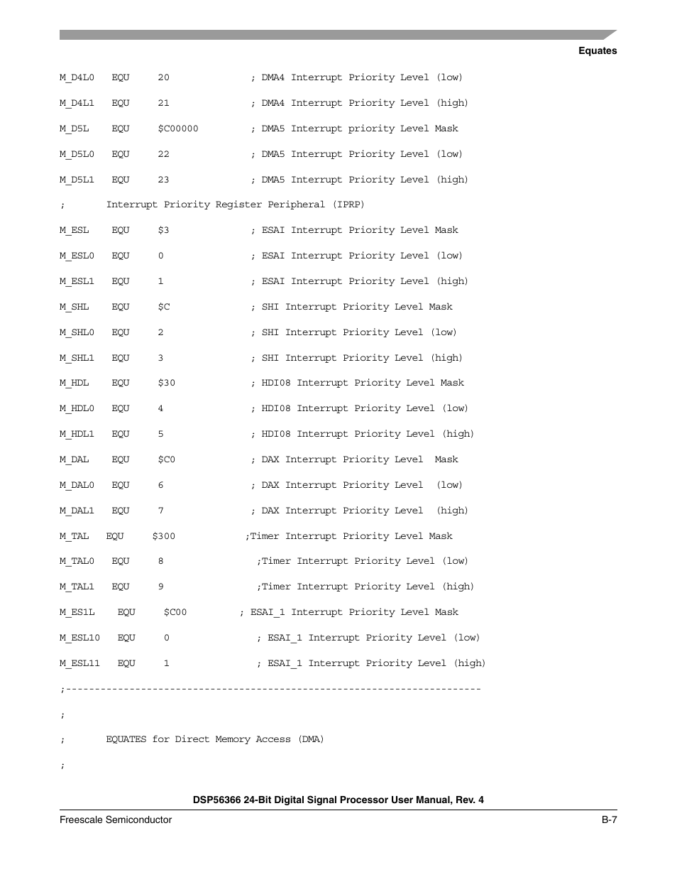 Freescale Semiconductor DSP56366 User Manual | Page 273 / 366