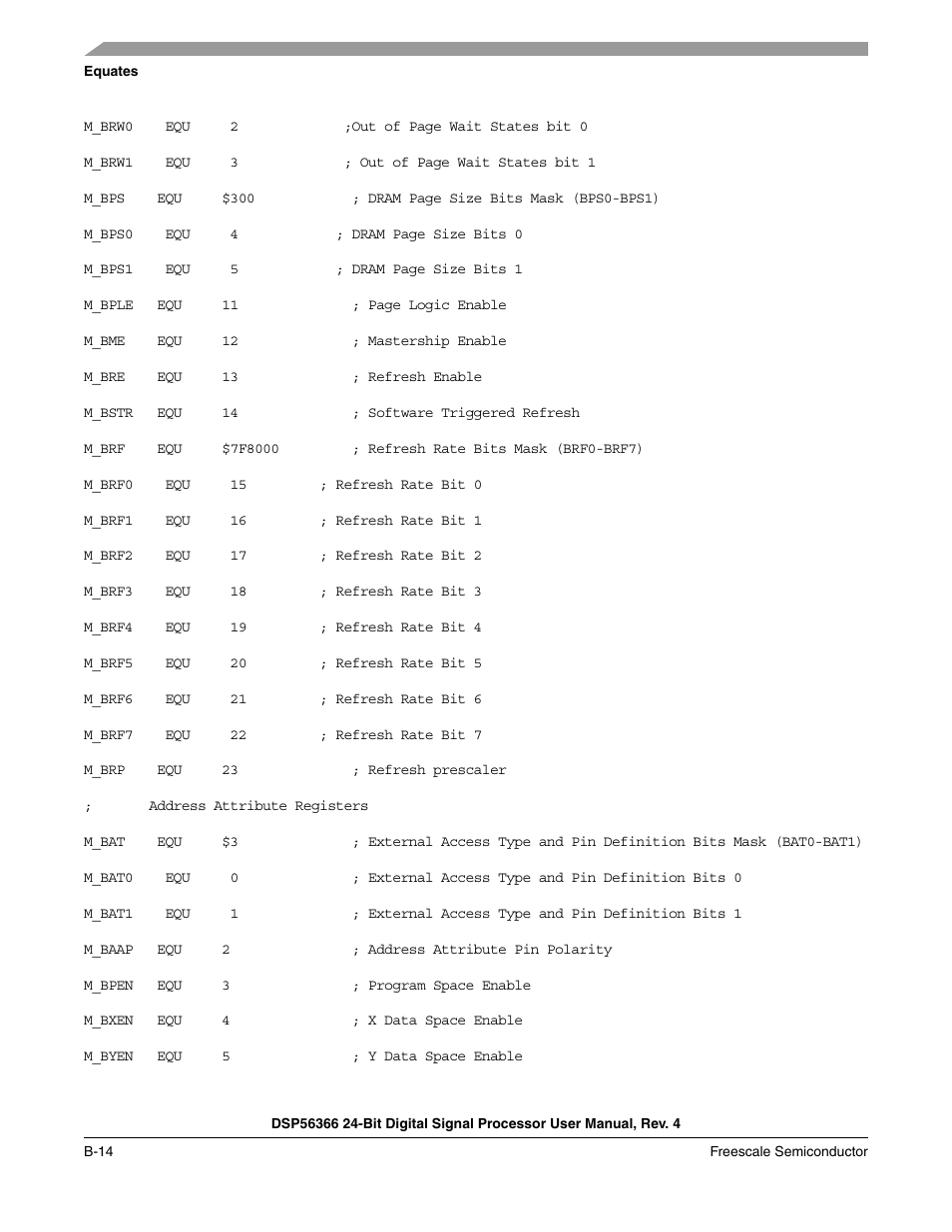 Freescale Semiconductor DSP56366 User Manual | Page 280 / 366